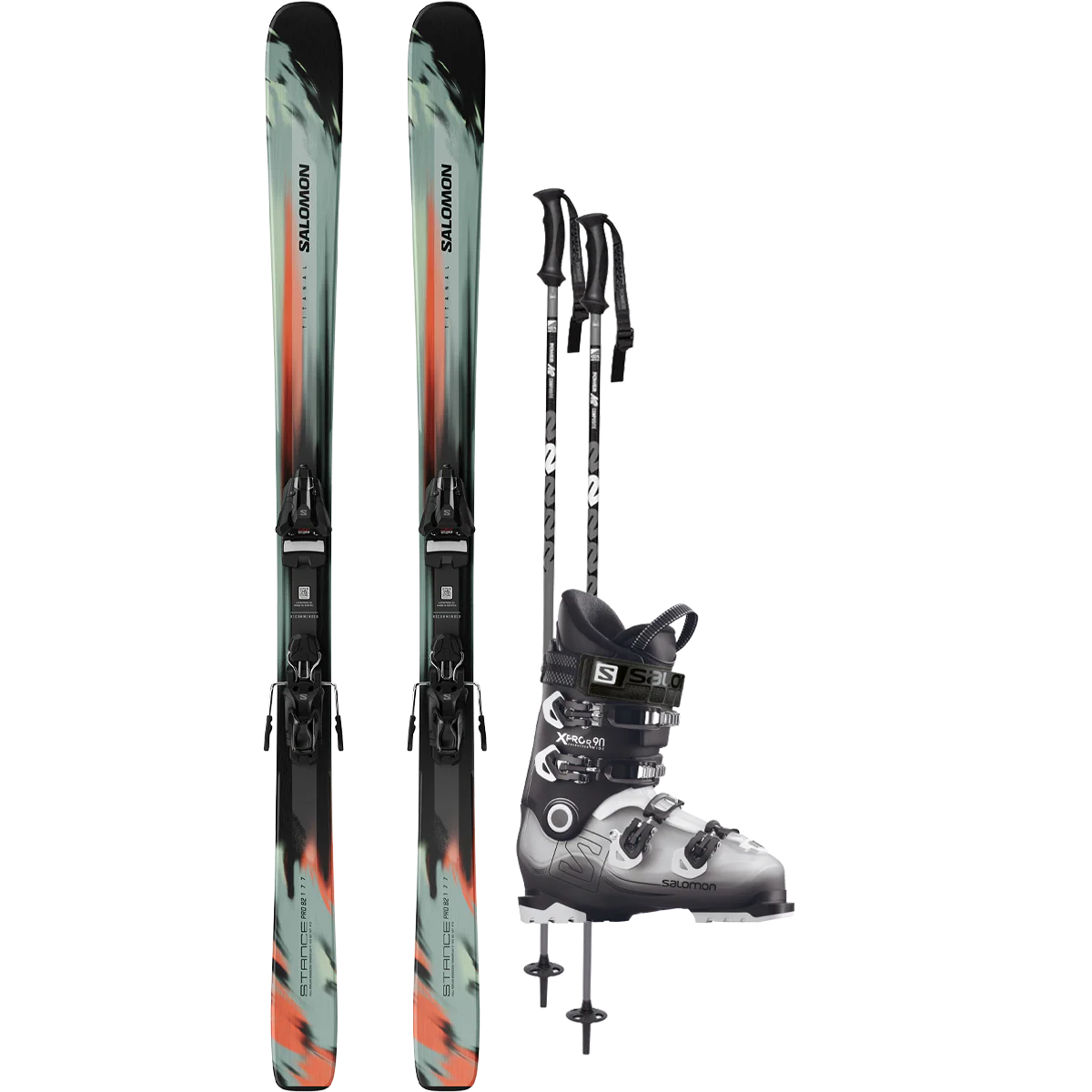 Salomon Stance Pro 82 Demo Ski Package
