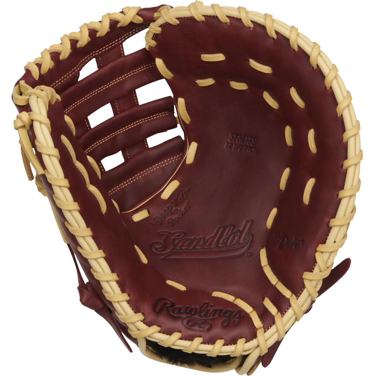 Sandlot Series 12.5" Pro H-Web First Base Mitt - Image 2