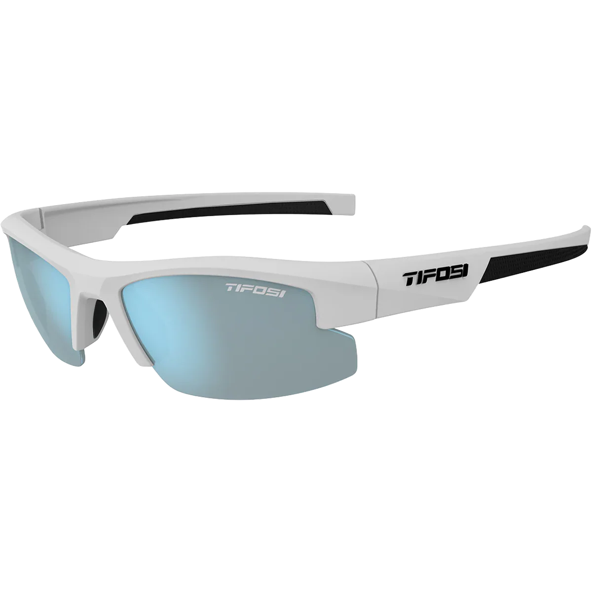 ShutOut - Matte White with Black/Smoke Blue Mirror