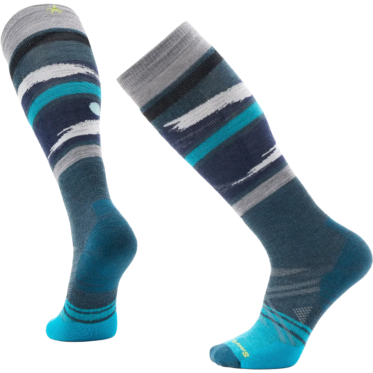 Ski Full Cushion Midnight Pattern Over The Calf Socks - Image 2