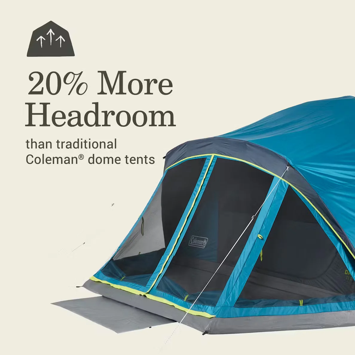 Skydome Tent 8 Person Screen Room Dark Room - Image 9
