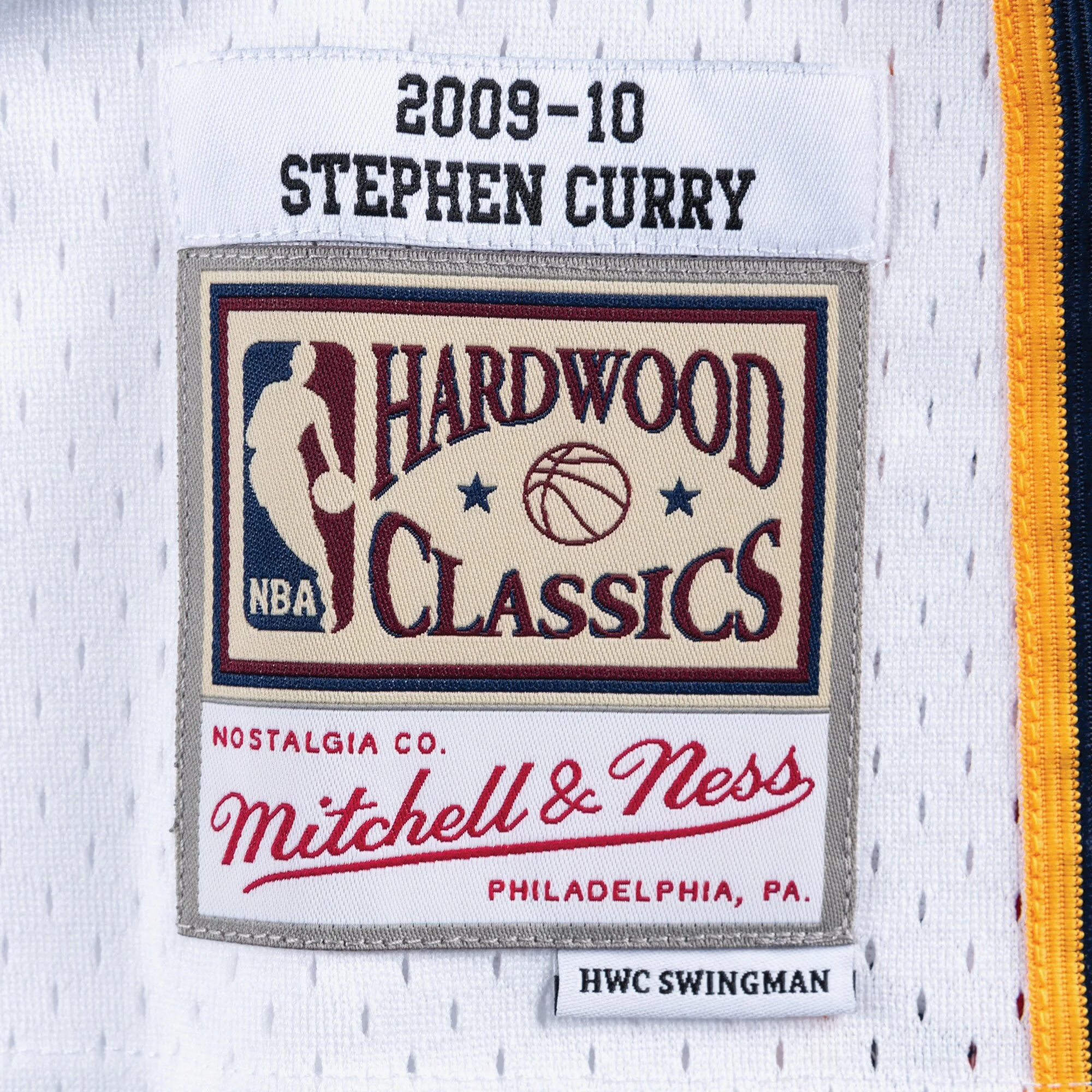 Men's Stephen Curry Warriors 2009/10 Swingman Jersey - Image 3