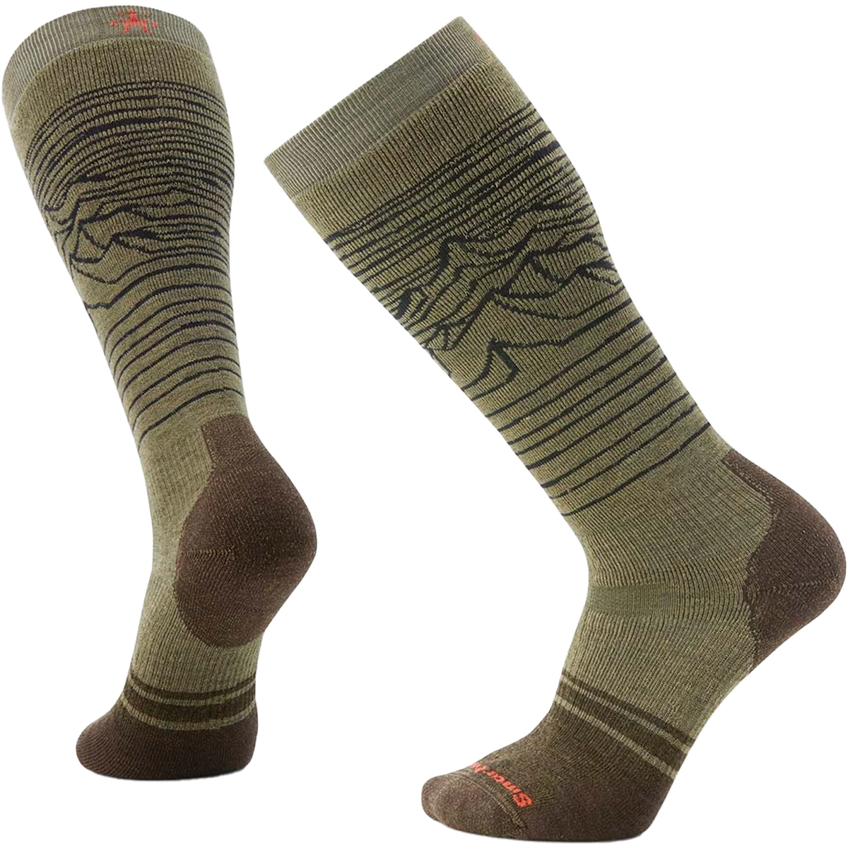 Snowboard Full Cushion Iguchi Pattern OTC Socks - Image 2