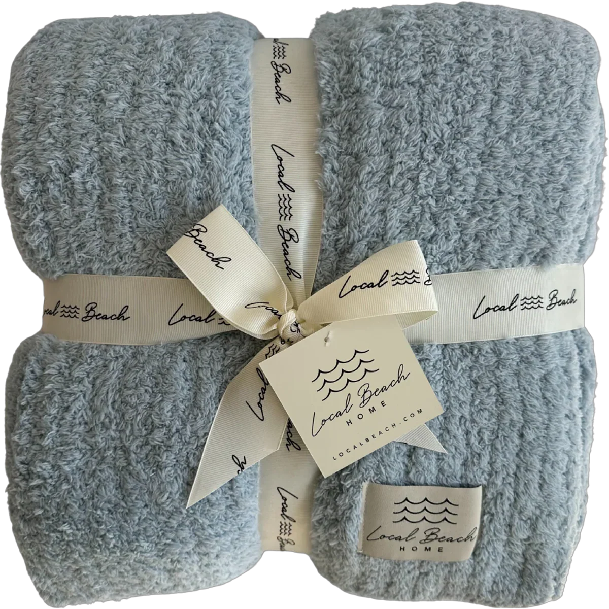 Solid Ribbed Luxe Home Blanket - Image 2
