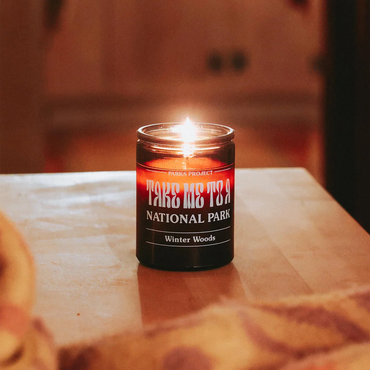 Take Me To the Parks Candle Winter Woods - Image 2