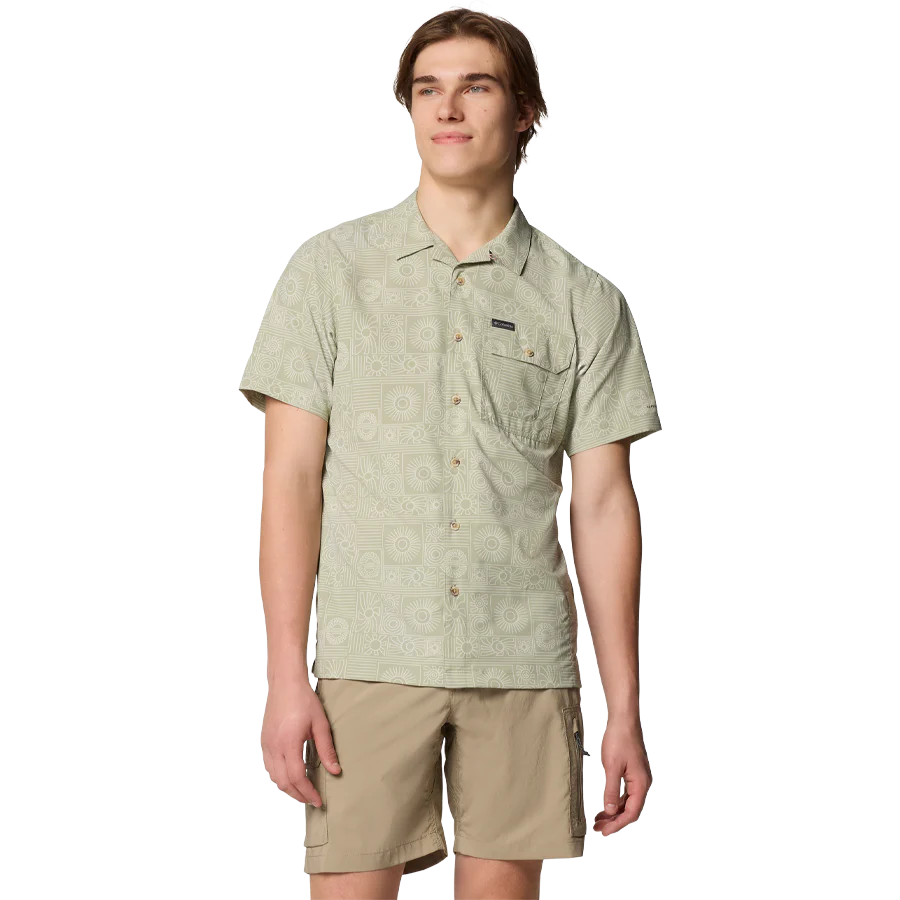 Men's Tech Trail Utility Print Woven Short Sleeve Shirt