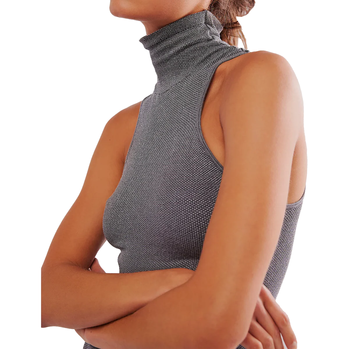 Women's Always Ready Seamless Turtleneck Tank - Image 4