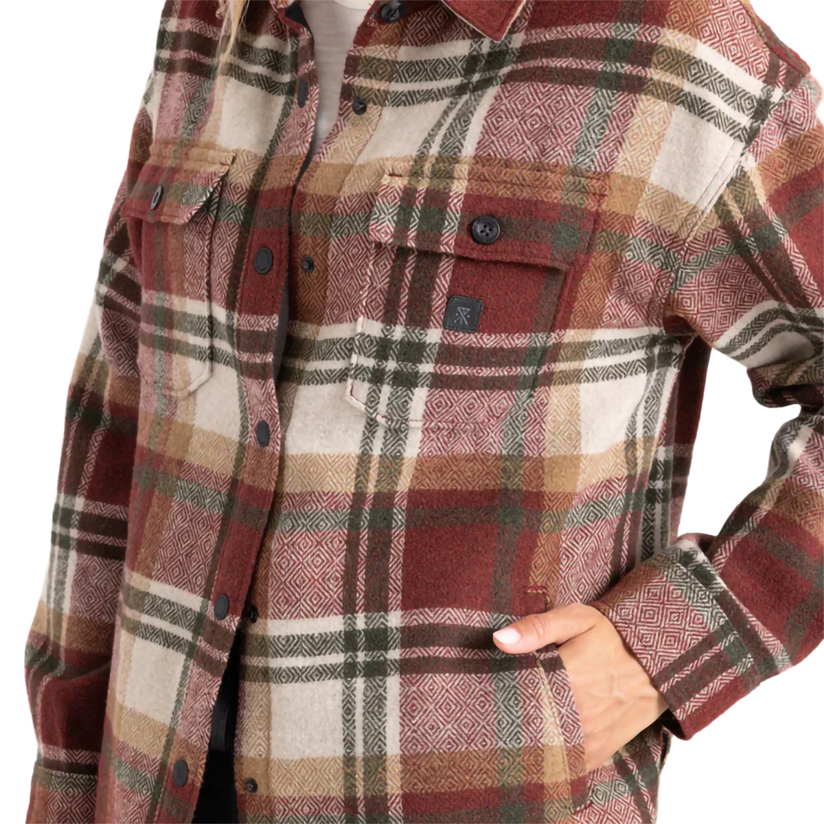 Women's Amberley Flannel Shirt Jacket - Image 11