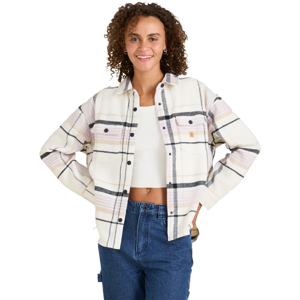 Women's Amberley Flannel Shirt Jacket - Image 4