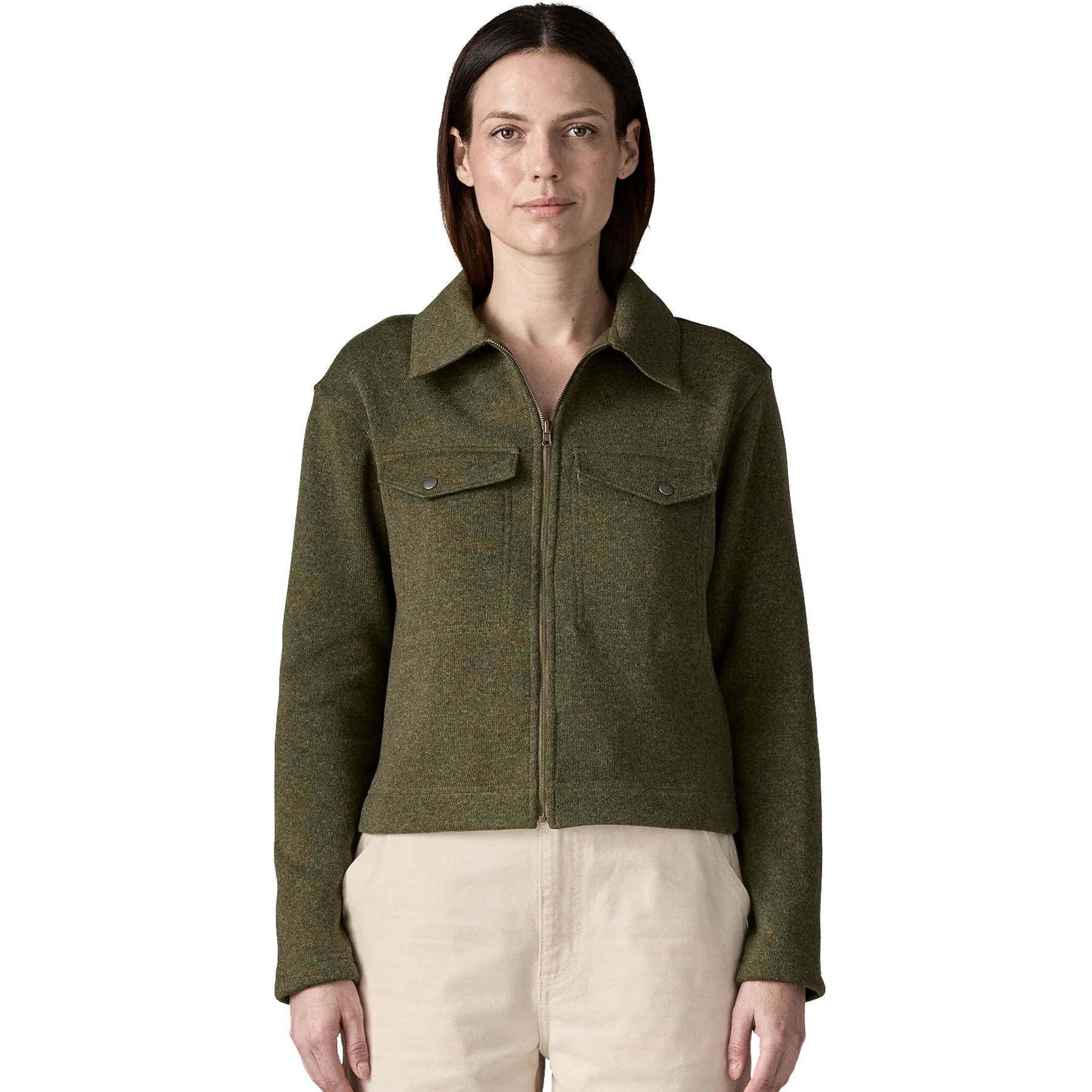 Women's Better Sweater Zip Chore Jacket - Image 4