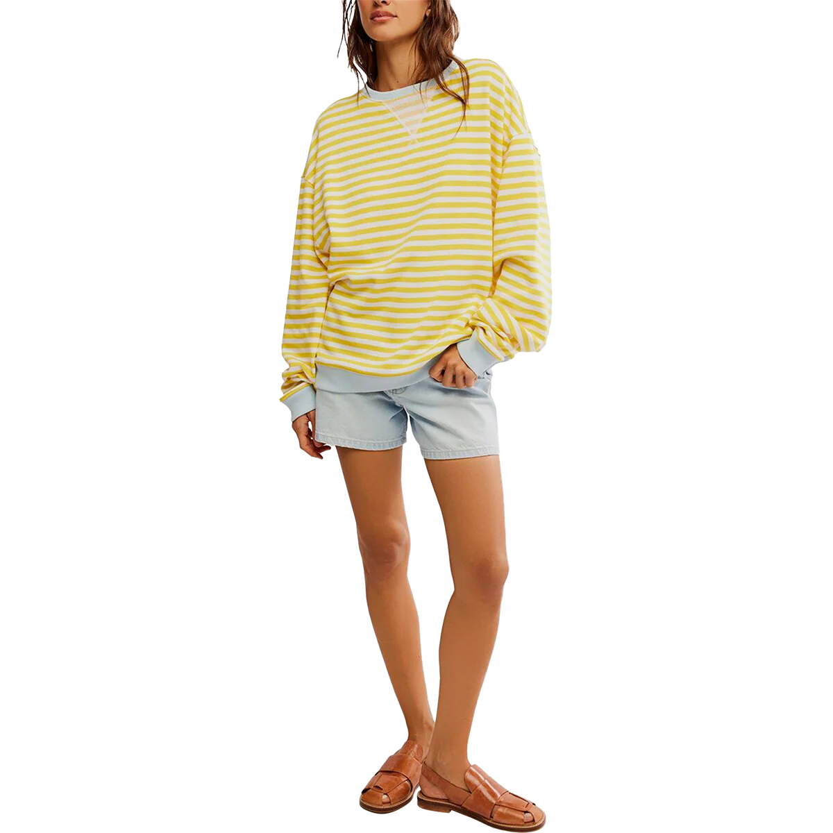 Women's Classic Striped Crew