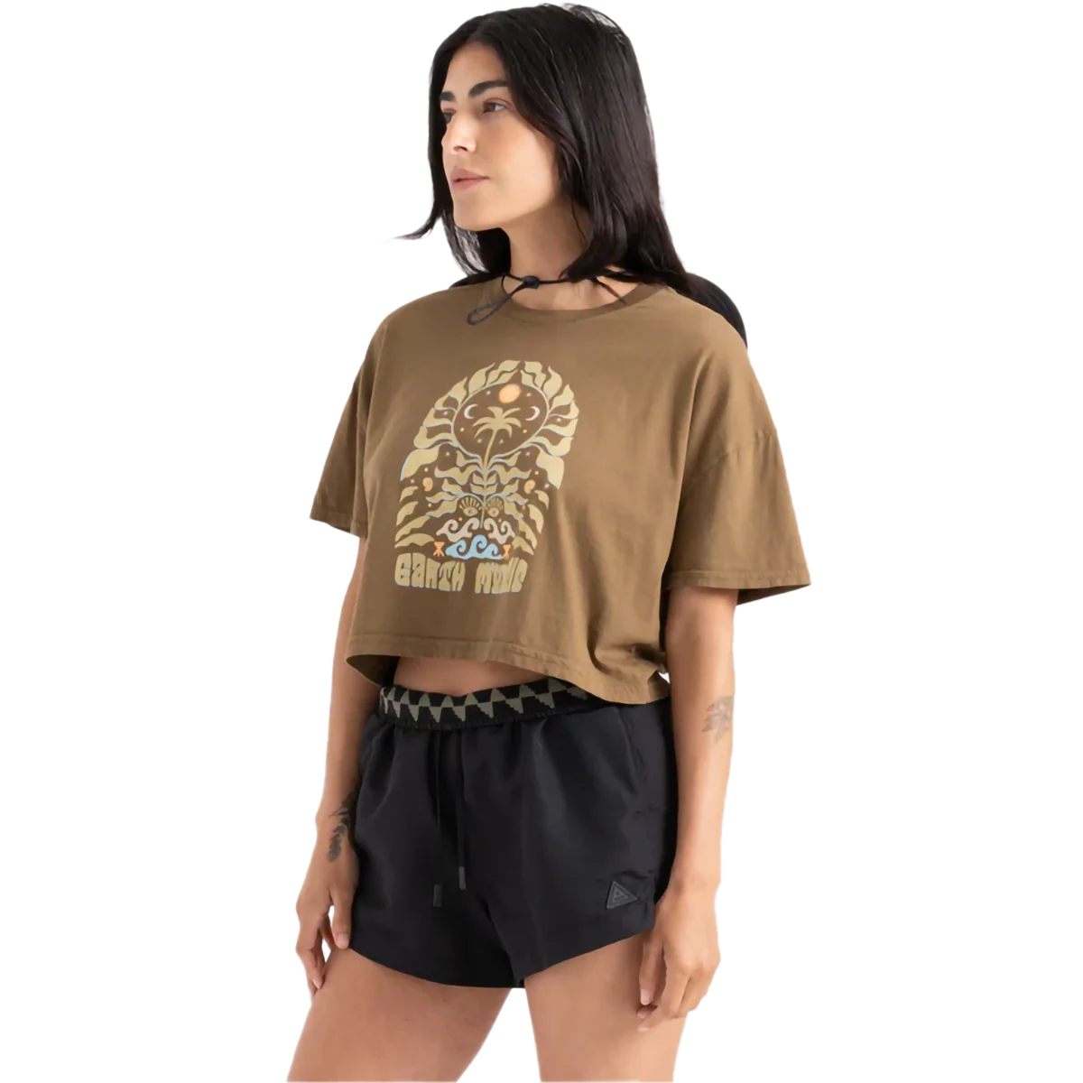 Women's Earth Mystic Boxy Crop - Image 2