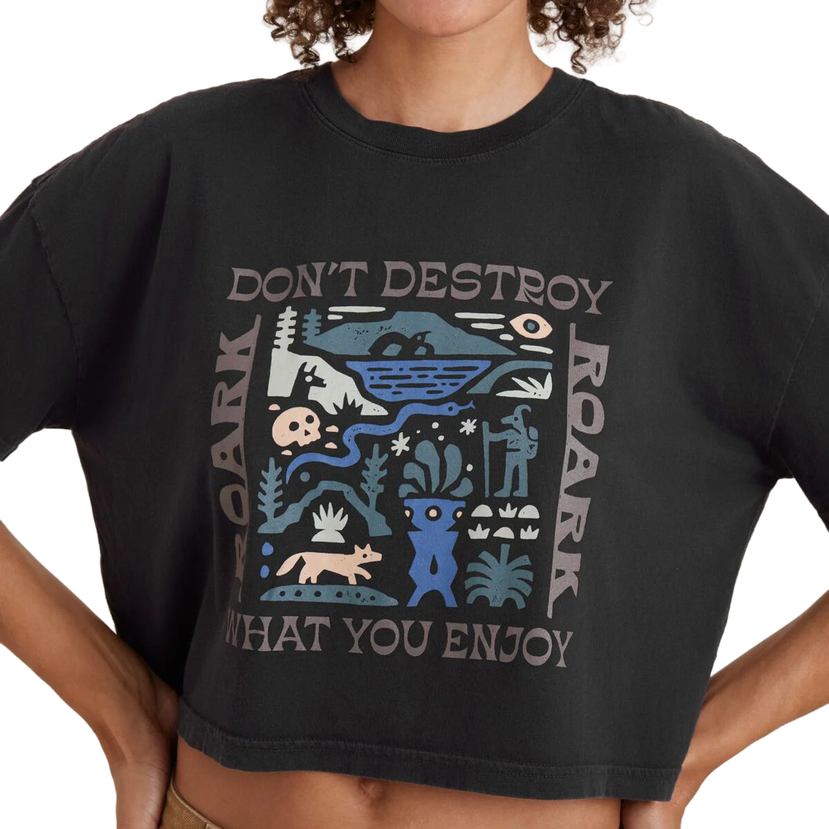 Women's Enjoy Andes Cropped Boxy Tee - Image 4