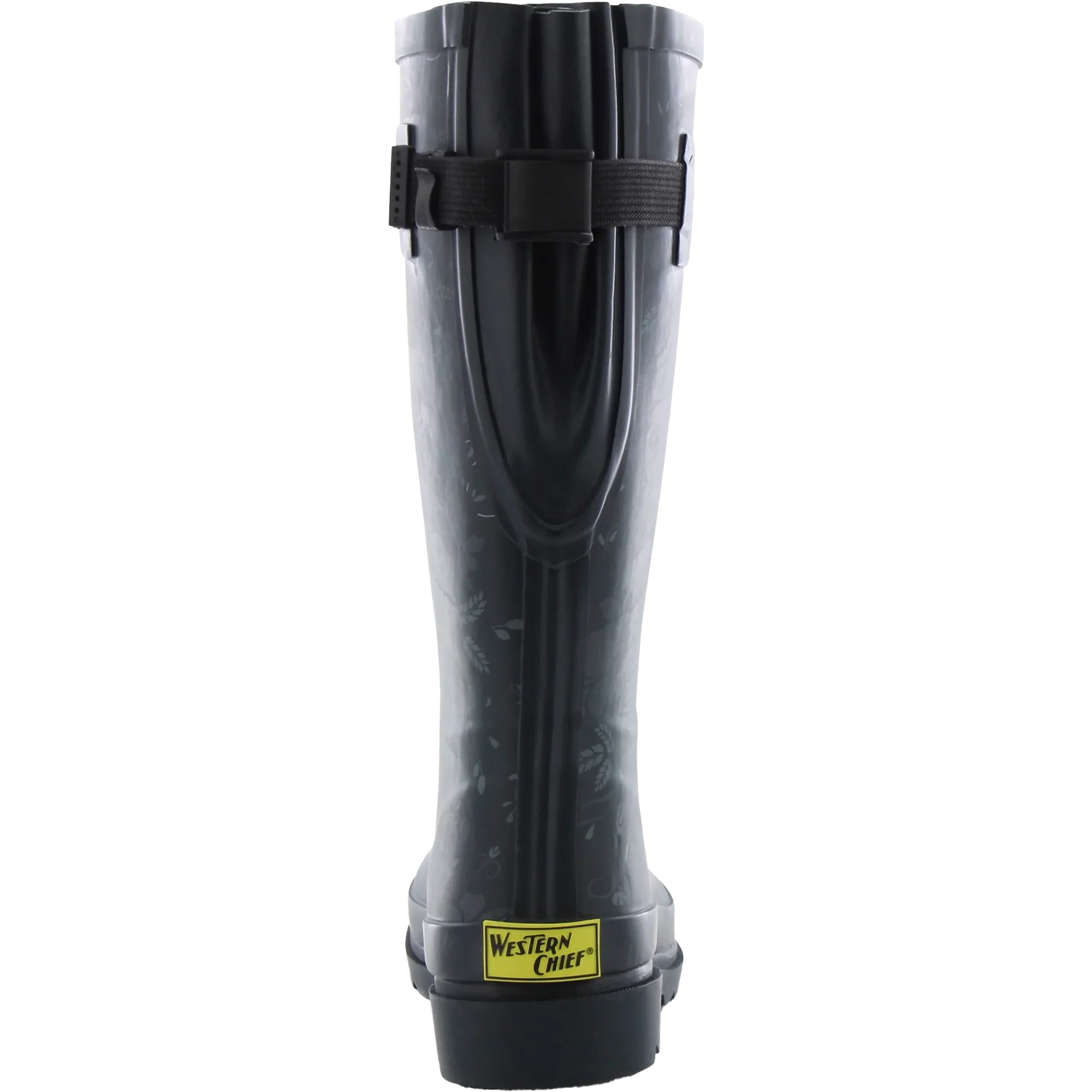Women's Floral Adjustable Tall Rain Boot - Image 4