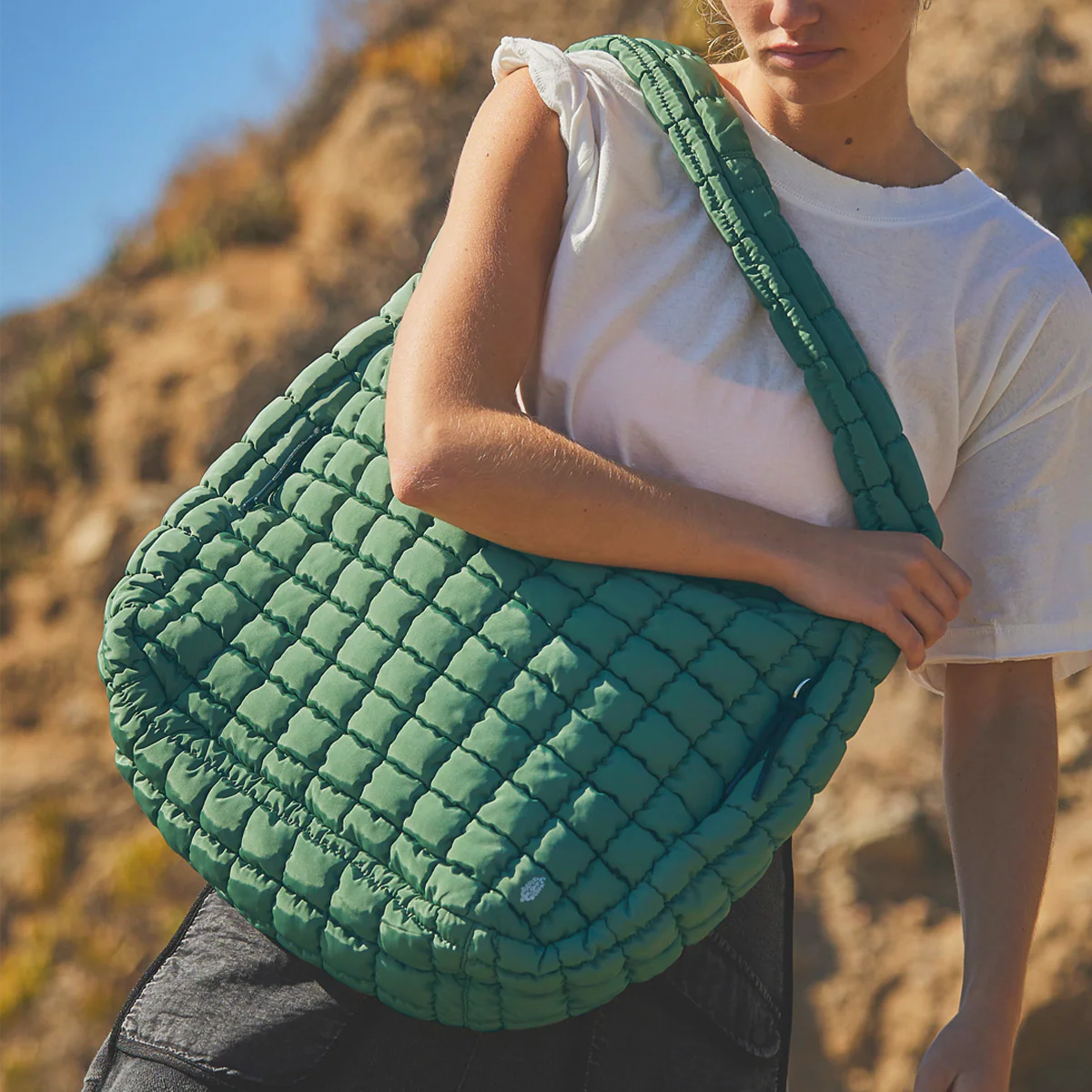 Quilted Carryall Bag - Image 9