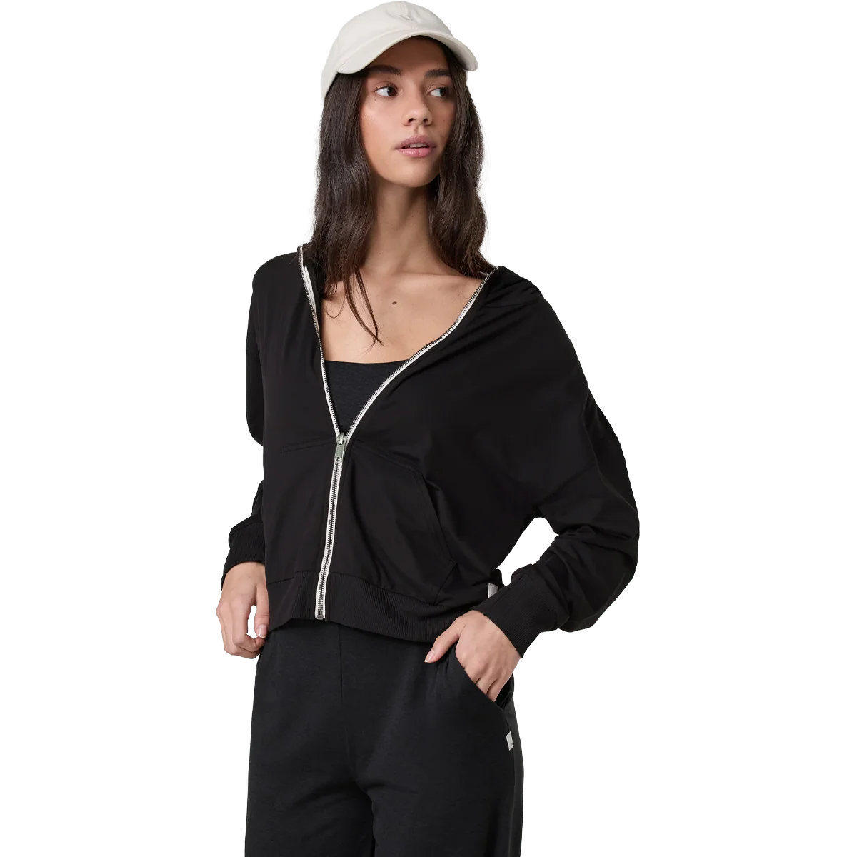 Women's Halo Modern Full Zip Hoodie - Image 2