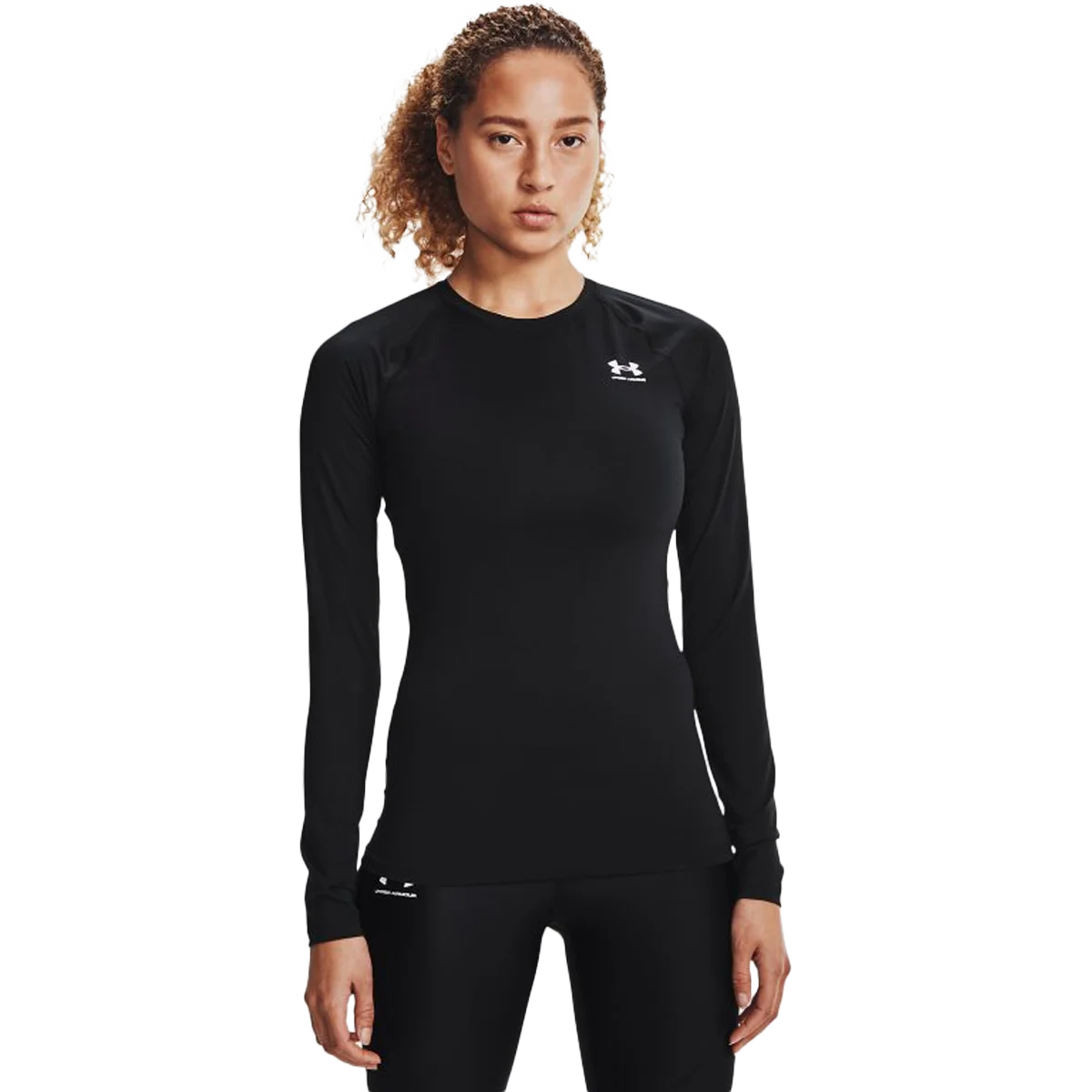 Women's HeatGear Armour Compression Long Sleeve - Image 3