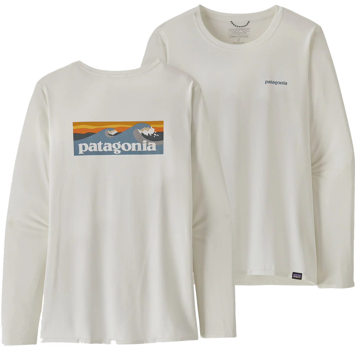 Women's Long Sleeved Capilene Cool Daily Graphic Shirt - Waters