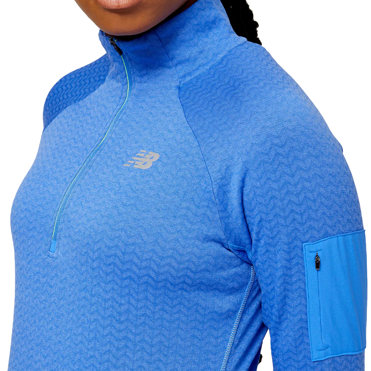 Women's NB Heat Grid 1/2 Zip - Image 4