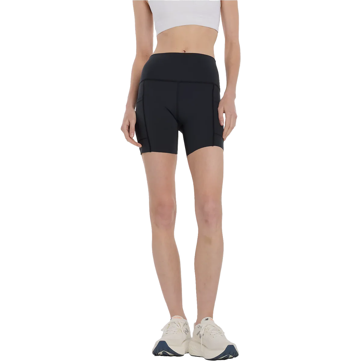 Women's NB Sleek Pocket High Rise Short 6" - Image 2