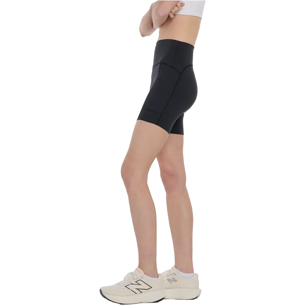 Women's NB Sleek Pocket High Rise Short 6" - Image 4