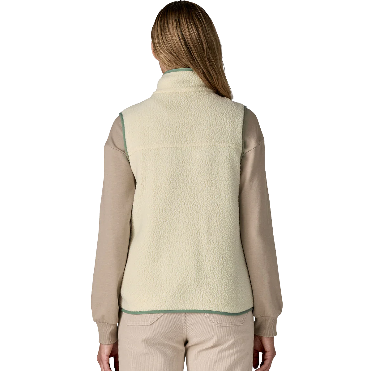 Women's Retro Pile Fleece Vest - Image 3