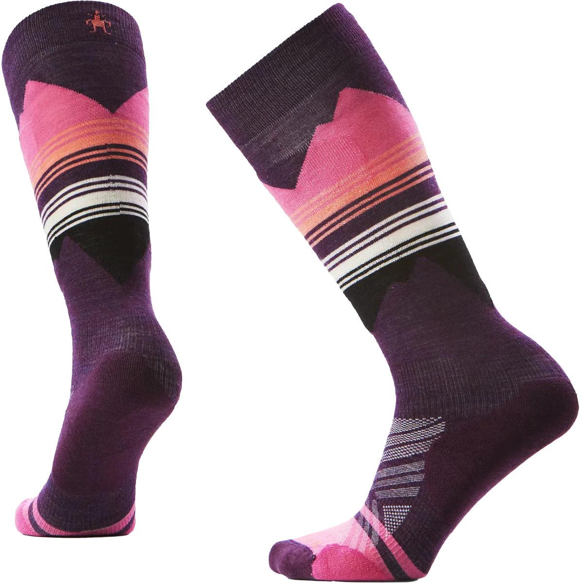 Women's Ski Targeted Cushion Pattern OTC Socks