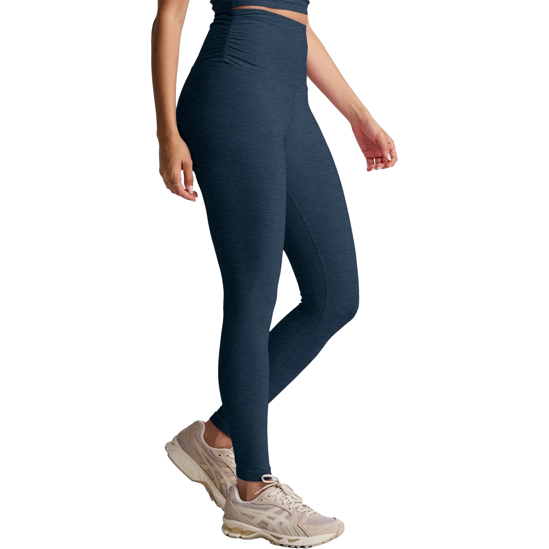 Women's Spacedye Raise the Barre Shirred Legging - Image 3