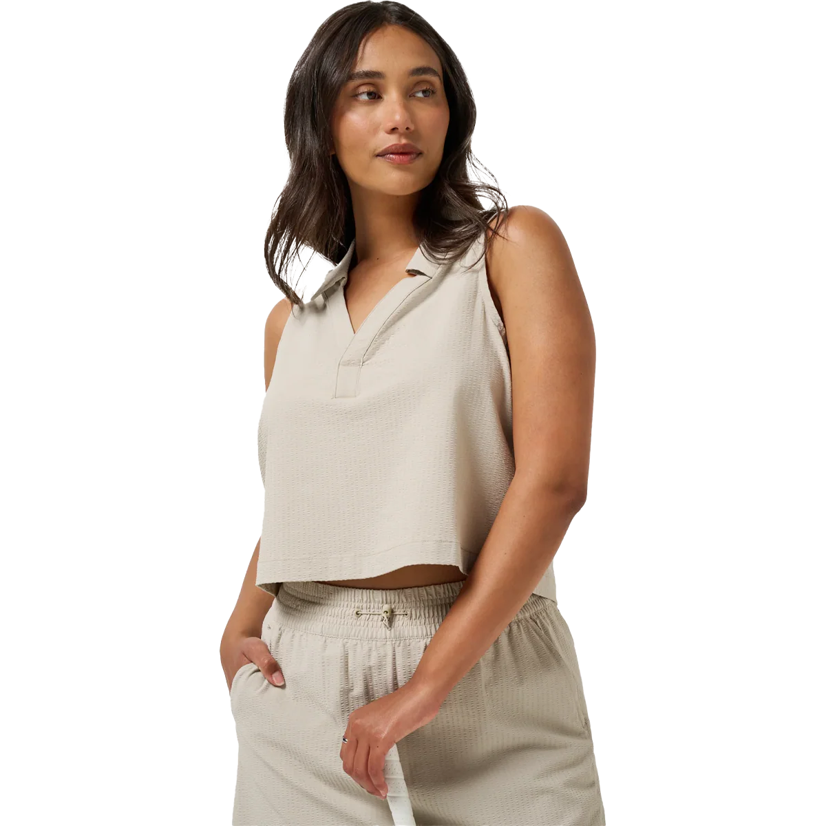 Women's Timeless Sleeveless Polo - Image 2