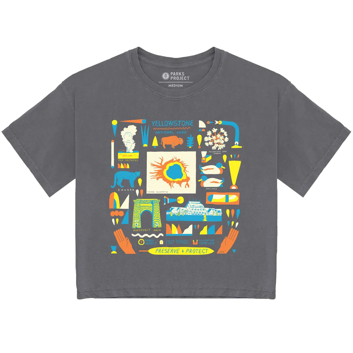 Women's Yellowstone NP 150th Anniversary Boxy Tee