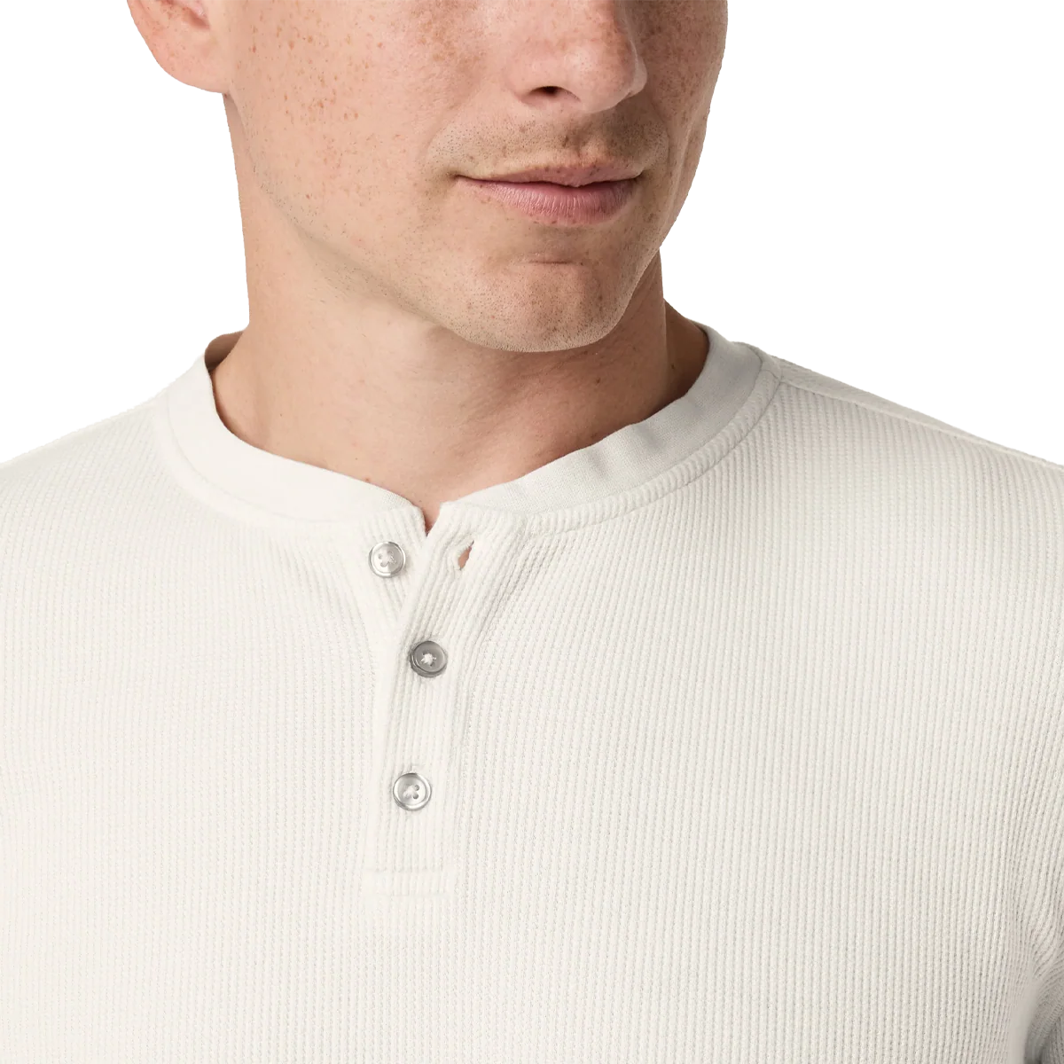 Men's Waffle Henley - Image 4