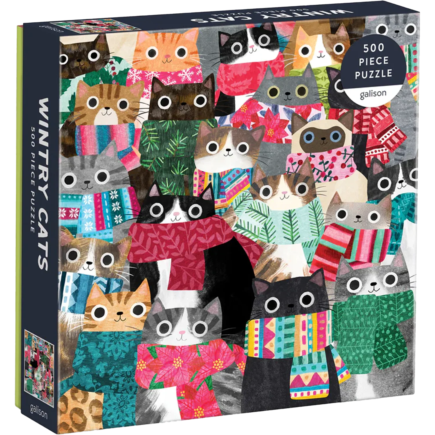 Wintery Cats 500 Piece Puzzle
