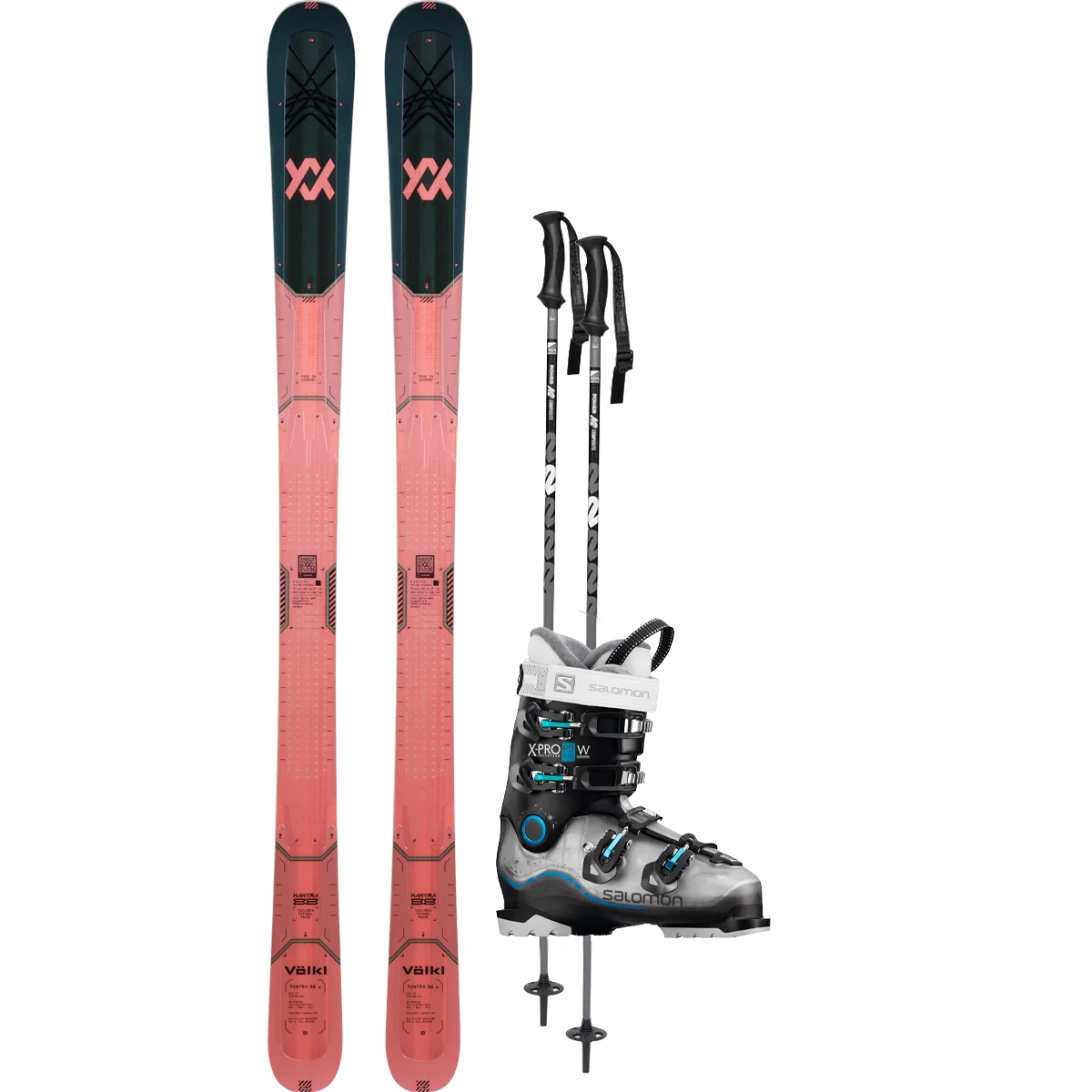 Volkl Women's Mantra 88 Demo Ski Package