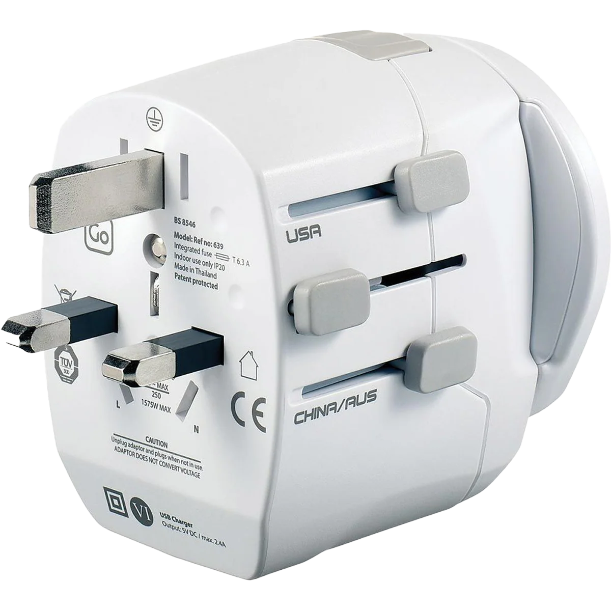 Worldwide Grounded Adaptor USB - Image 7