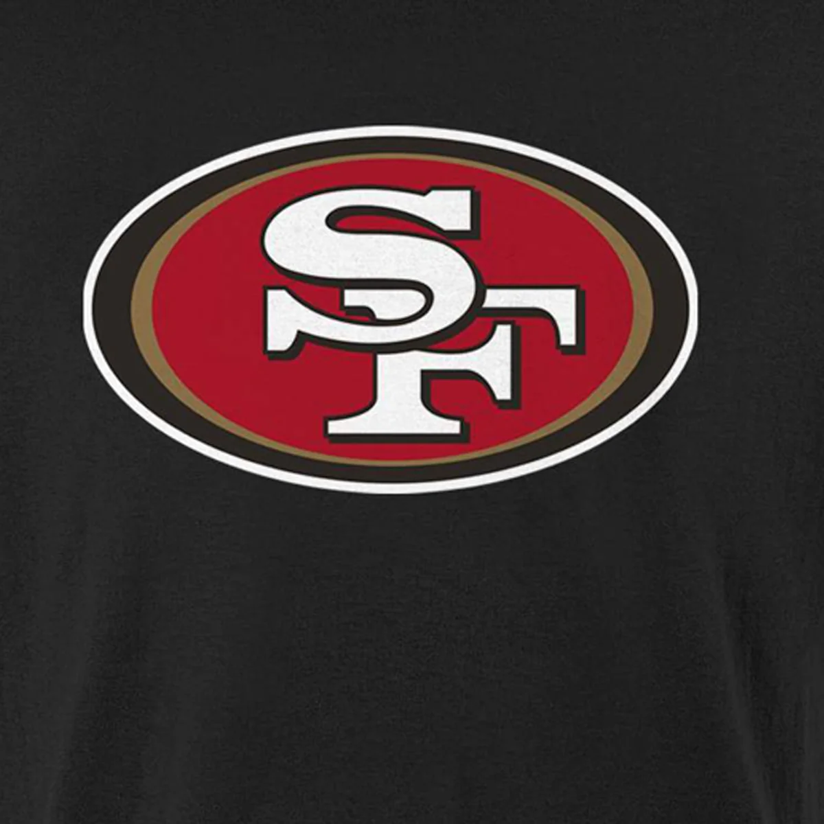 Youth 49ers Primary Logo Short Sleeve Cotton Tee - Image 3