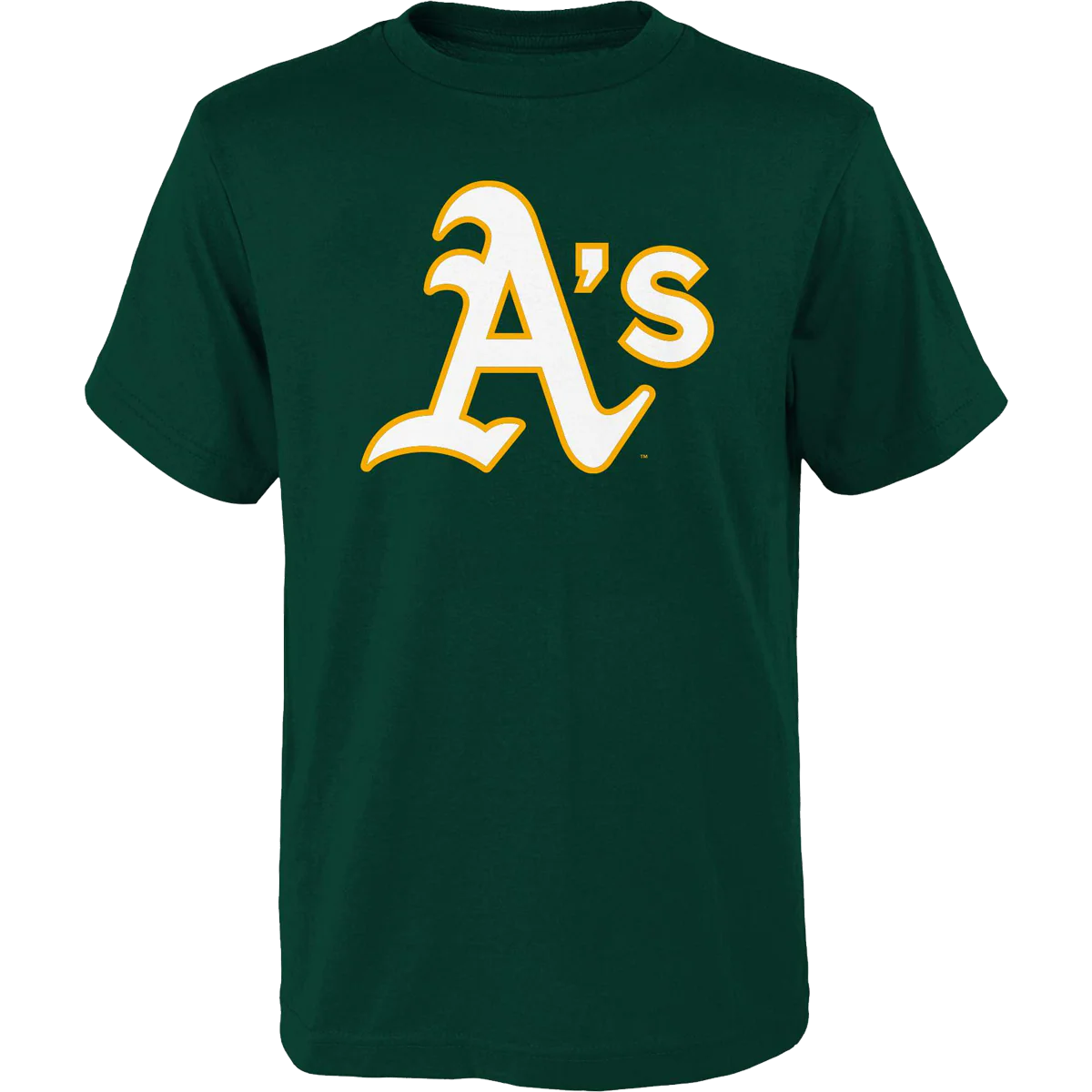 Youth A's Primary Logo Short Sleeve Tee