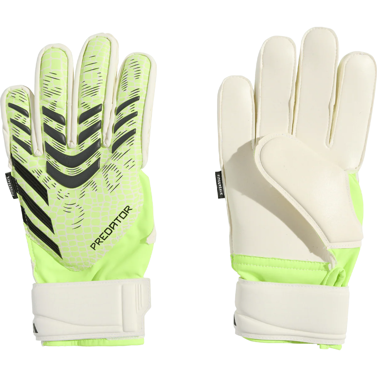 Youth Predator Match Fingersave Goalkeeper Gloves - Image 2