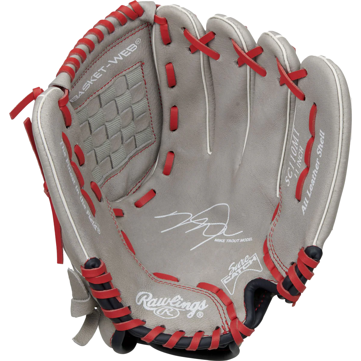 Youth Sure Catch 11" Basket Web LHT Glove - Image 2