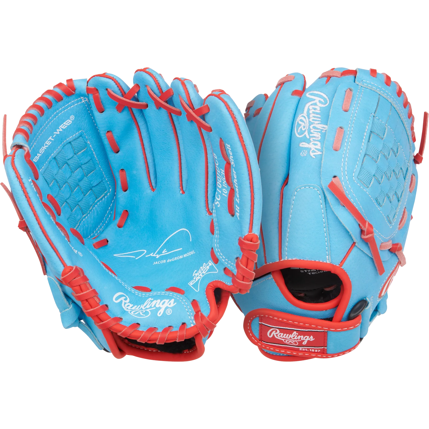 Youth Sure Catch deGrom - 10" Basket Web - Image 5