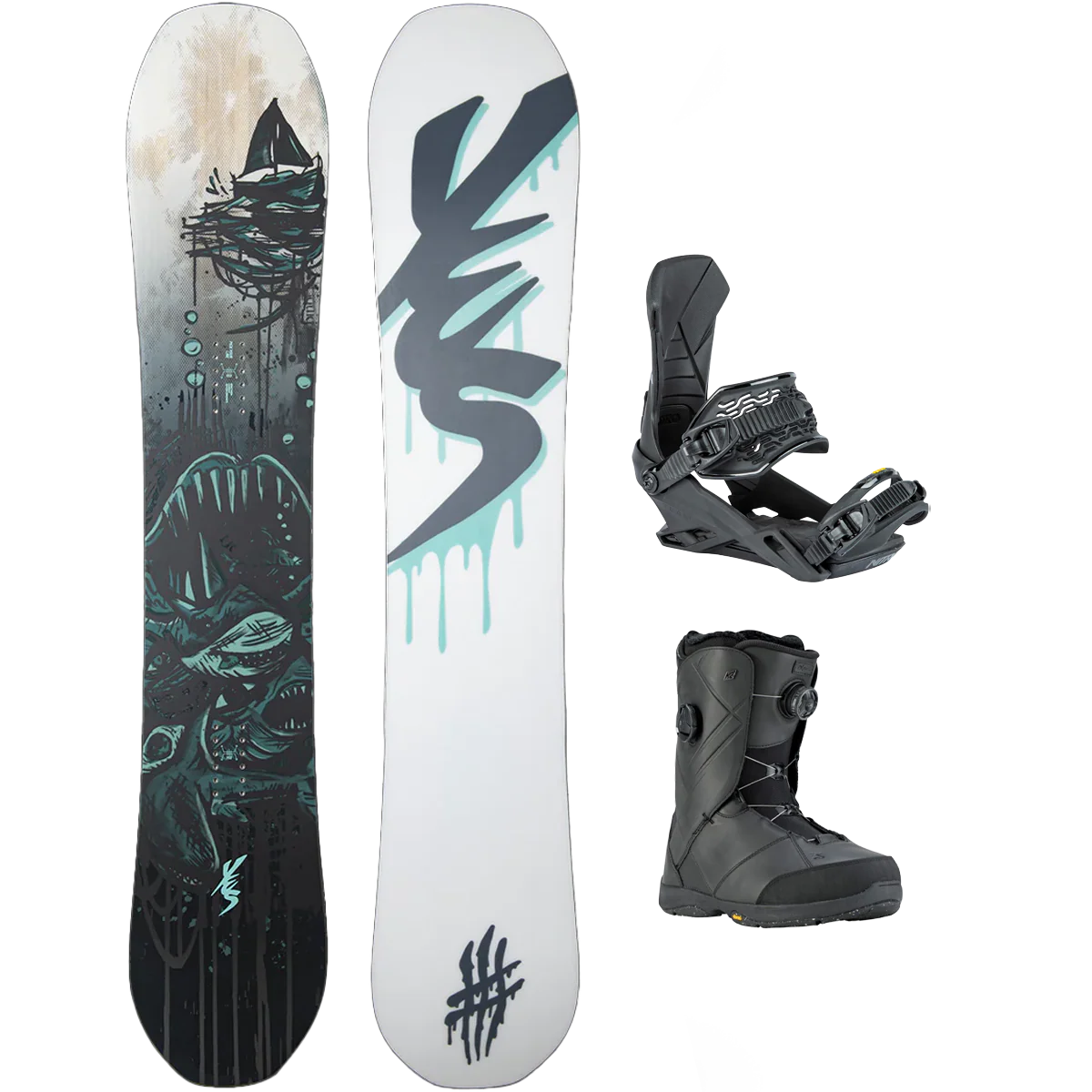 Yes Pick Your Line Demo Snowboard Package